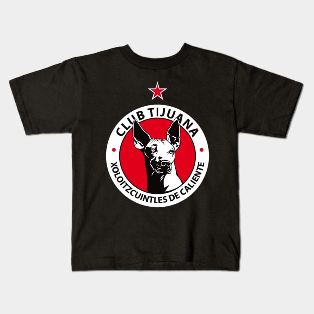 Tijuana profesional football Kids T-Shirt by conydakota